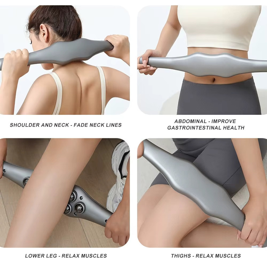 BOTQTOW Rollen-Magnetball-Massagestab, Lymphdrainage-Massagegerät, Unisex - Bild 3