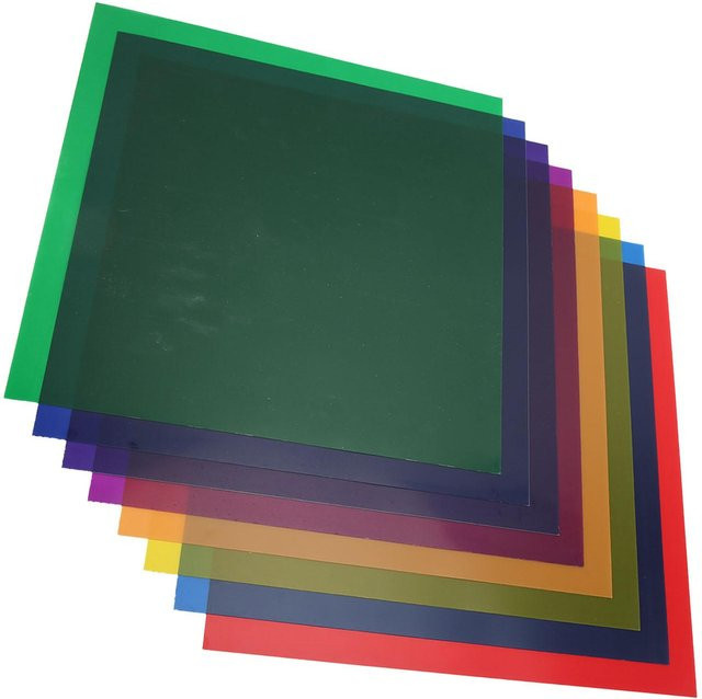 KaiSai Farbfilterfolie Universal Farbkorrektur Gel-Filter für Blitz und LED-Licht Fotografie, Multicolor - Bild 1