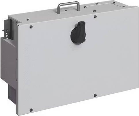 Hager unibar M Abgangskasten KEB754B1 in Grau mit 1xNH1 TS 250A - Bild 1