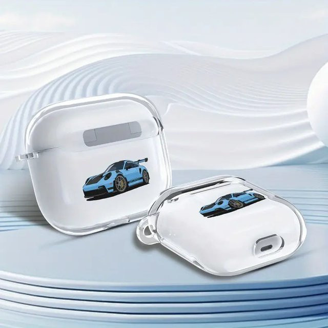 Transparente Sportwagen-Schutzhülle für Apple AirPods 4, 3 und Pro 3 - Bild 1