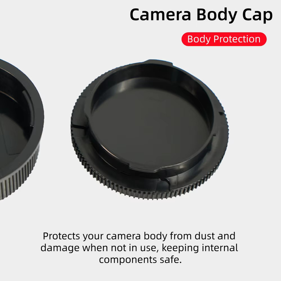 Leica Kameragehäuse-Abdeckkappe als Rücklinsenabdeckung und Staubschutz für Leica M3 M6 M9 M10 M11 M9P M11P M10-M10D M10R M8 M262 in Schwarz - Bild 4