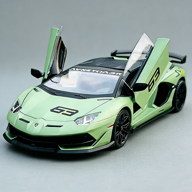 MAKEDA Lambor SVJ63 LP770 Legierungsmodelle, Druckguss-Auto, 1:18, mit Licht und Sound - Bild 1