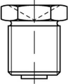 Industrial Quality Supplies Trichter-Schmiernippel DIN 3405 aus Stahl, AM 6 x 1, verzinkt - Bild 1