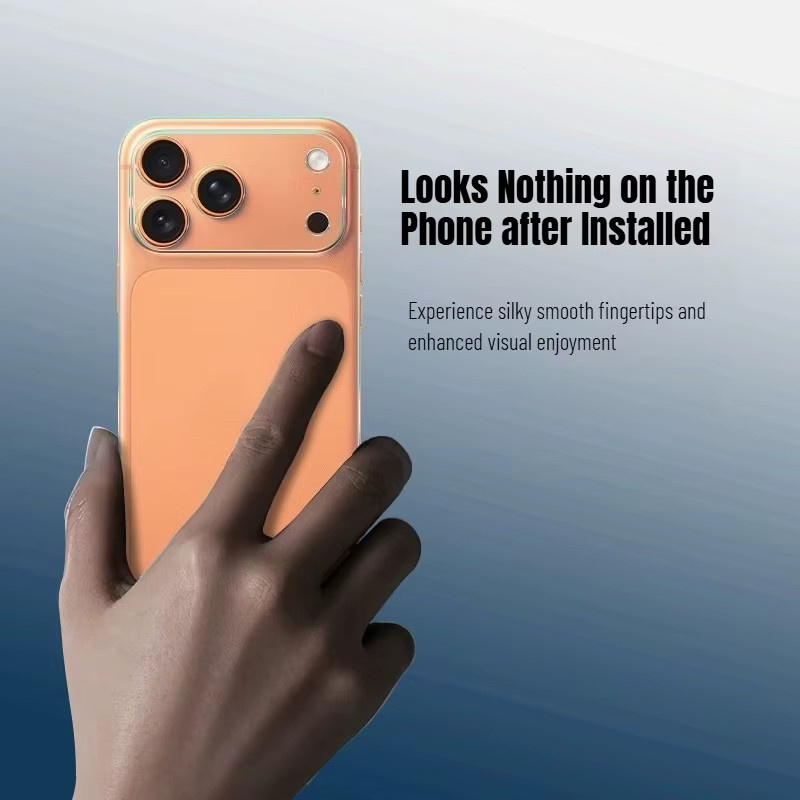 3er-Set Hydrogel-Schutzfolien für Apple iPhone 17 Pro Max, transparente Vollabdeckung für Rückseite und Seitenkanten inklusive Werkzeug - Bild 2