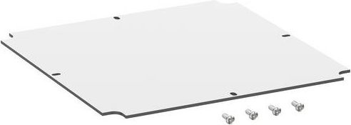 Spelsberg Abox MPI 350 Montageplatte aus Kunststoff in Lichtgrau, B: 21,7 cm x T: 21,7 cm - Bild 1