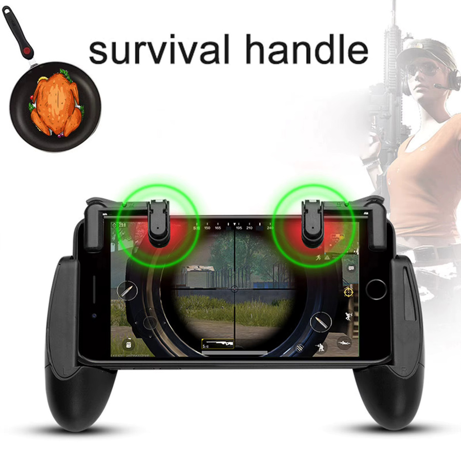 Mobiler Gamepad-Trigger mit Feuerknopf und Joystick-Funktion in Schwarz - Bild 6