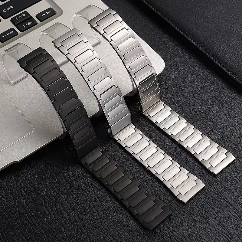 Uhrenarmband Edelstahl, Silber, Herren - Bild 3