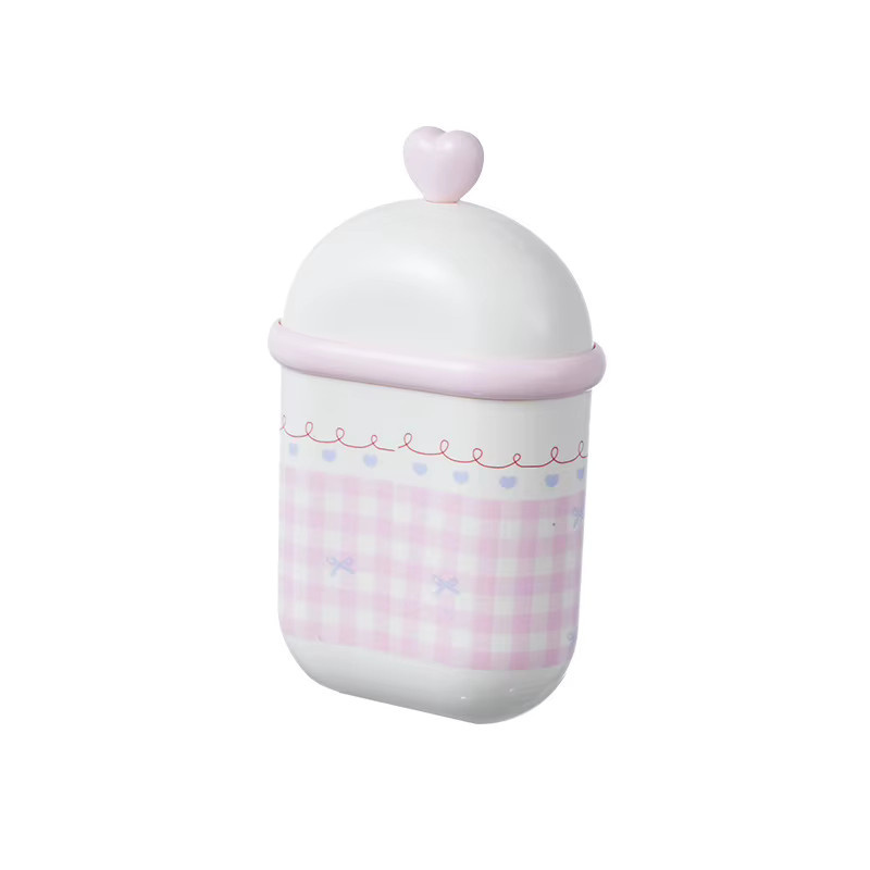 Sweetheart Bows Tragbare Mini-Seifenbox mit Abflussfunktion in Pink aus Kunststoff - Bild 2