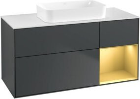 V&B Waschtischunterschrank Finion in Lackoptik, B/T: 120 x 60 cm - Bild 1