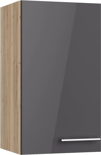 Optifit Küchen-Oberschrank Jonte Anthrazit-Wildeiche, B/T/H: 40 x 34,9 x 70,4 cm - Bild 1