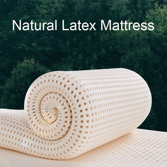 GraspDream Natürliche 100% Latex-Matratze aus Flüssigkautschuk in Weiß - Bild 1