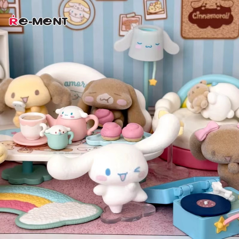 Re-Ment Sanrio Cinnamoroll Mini-Puppe, Plüsch / Textil, Set - Bild 2