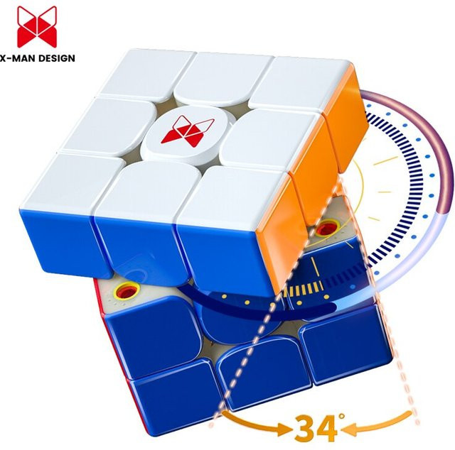 Qiyi X-Man Tornado V3M Pionier UV Magnetisch Magisch Geschwindigkeit Würfel, Puzzle - Bild 1