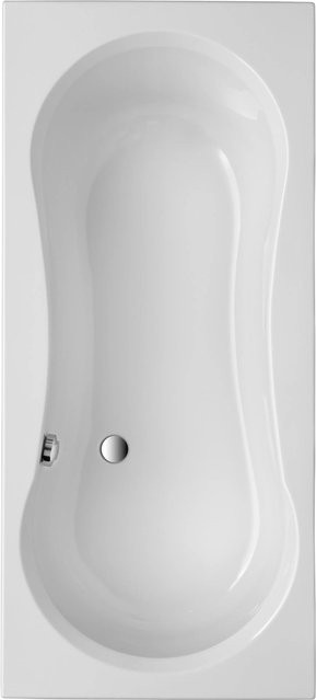 OTTOFOND Badewanne Delphi, oval, weiß, B/T/H: 80 x 180 x 43 cm - Bild 1