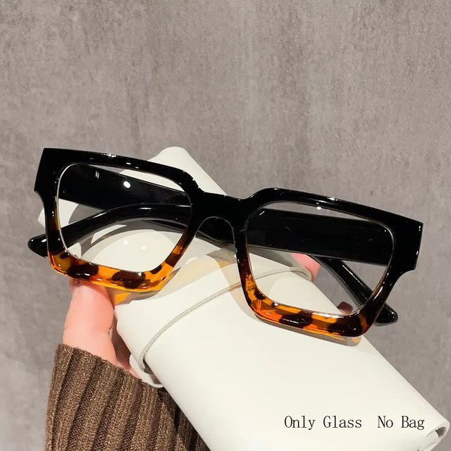 VABBON Korrektionsbrille, quadratisch, Vollrand, Kunststoff, Anti-Blau - Bild 1