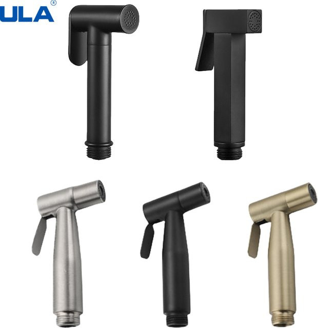 ULA Handheld Bidet Sprayer Spritzpistole für WC mit Spritzfunktion in Matt Schwarz - Bild 1