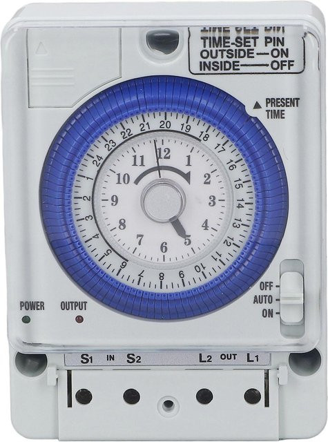 Mechanischer Zeitschalter von TOMTOP in Weiß mit flammhemmendem PC-Gehäuse - Bild 1