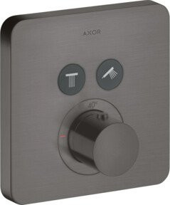 Hansgrohe ShowerSelect UP-THM Fertigmontageset mit Thermostat und 2 Durchlässen in Brushed Brass - Bild 1
