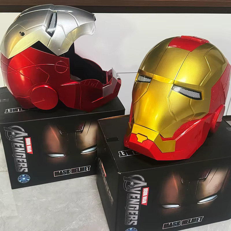 Bandai Marvel Iron Man Helm Mk5, Metall, Kunststoff, Modell Spielzeug - Bild 3