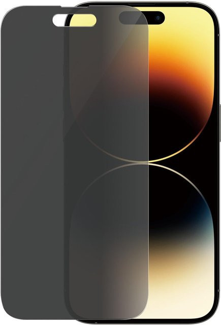 Privacy Displayschutz für Apple iPhone 14 Pro Classic Fit in Schwarz und Transparent - Bild 1