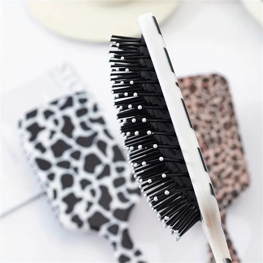 Haarkamm mit Leopard-Print und Zebra-Streifen, Unisex - Bild 2