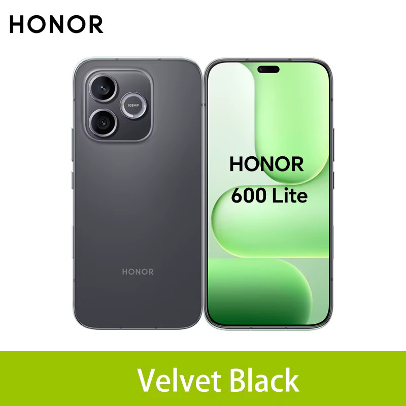 HONOR 600 Lite 5G Smartphone Samtschwarz mit 256 GB Speicher und 6,6 Zoll 120Hz AMOLED-Display - Bild 2