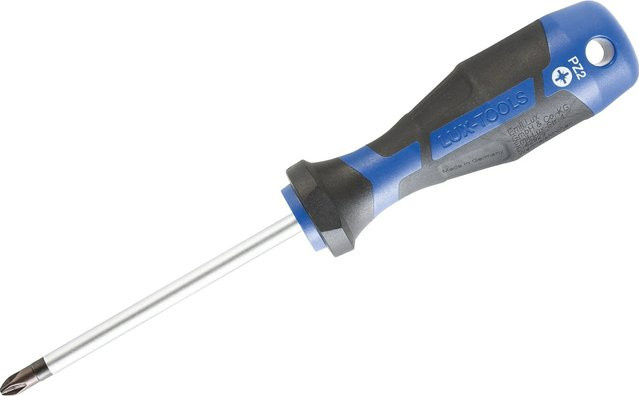 LUX-TOOLS Schraubendreher PZ2 in Blau, Länge: 100 mm - Bild 1
