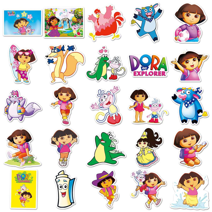 Bandai Dora Kinder-Animations-Set, 51-teiliges Set, Aufkleber - Bild 2