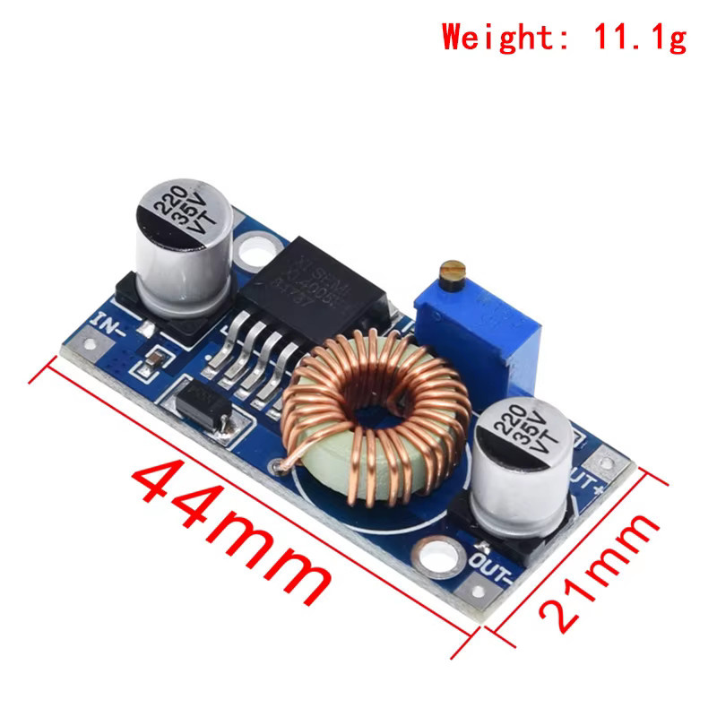 Si Tai&SH XL4005 DS5000 DC-DC Step-Down Modul einstellbares Netzteil mit 5A und 75W in Blau - Bild 2