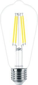 Philips LED-Lampe E27 Filament Glas transparent dimmbar - Bild 1