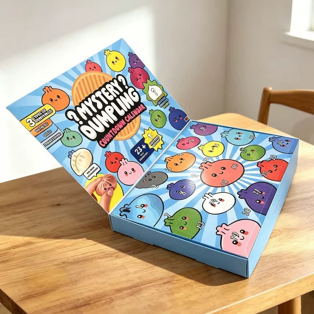 Bandai Mystery Dumpling Adventskalender, 24-Tage-Countdown-Kalender, Fidget-Spielzeug - Bild 1
