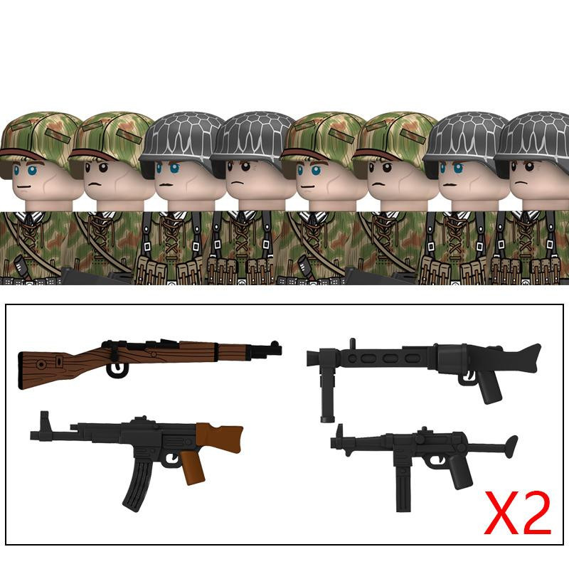 Linyi toy Soldaten Figuren Gebäude Bausteine Zweiter Weltkrieg Armee - Bild 2