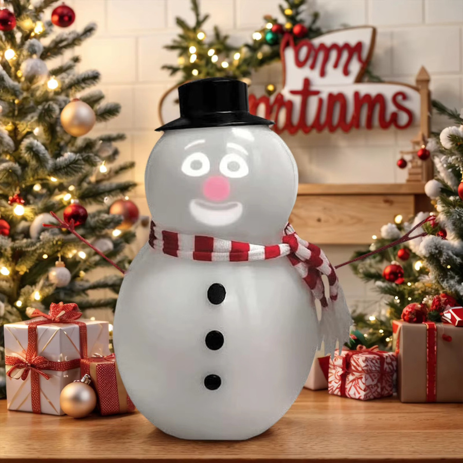 APWIKOGER Schneemann, interaktives Weihnachtsspielzeug, mit Projektor, Musiklautsprecher, Nachtlicht - Bild 2