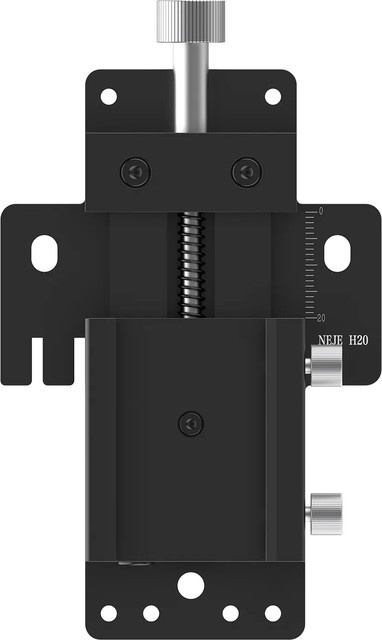 NEJE H20 Slider Z-Achsen-Einsteller Hochpräziser Metall-Lasermodul-Fokus-Höhenversteller in Schwarz - Bild 1