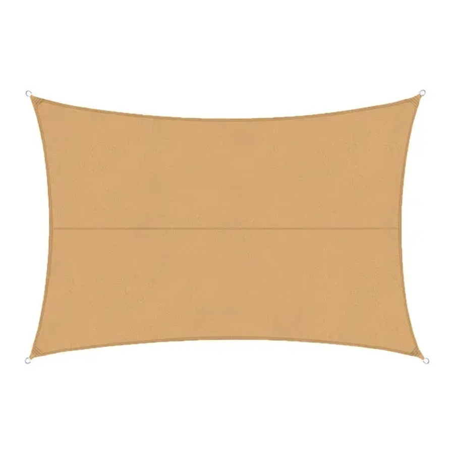 Casa Pura Wasserabweisendes Sonnensegel Rechteckig aus Polyester, Sand, B x T: 300 x 500 cm - Bild 2