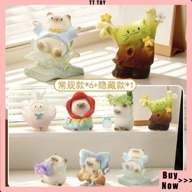 TOPTOY Cat Pai Blind Box Serie Voll von Vitalität, Mini-Katzenfigur, Desktop-Ornament - Bild 1