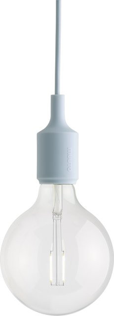 Muuto E27 LED Pendelleuchte in Blau und Transparent - Bild 1