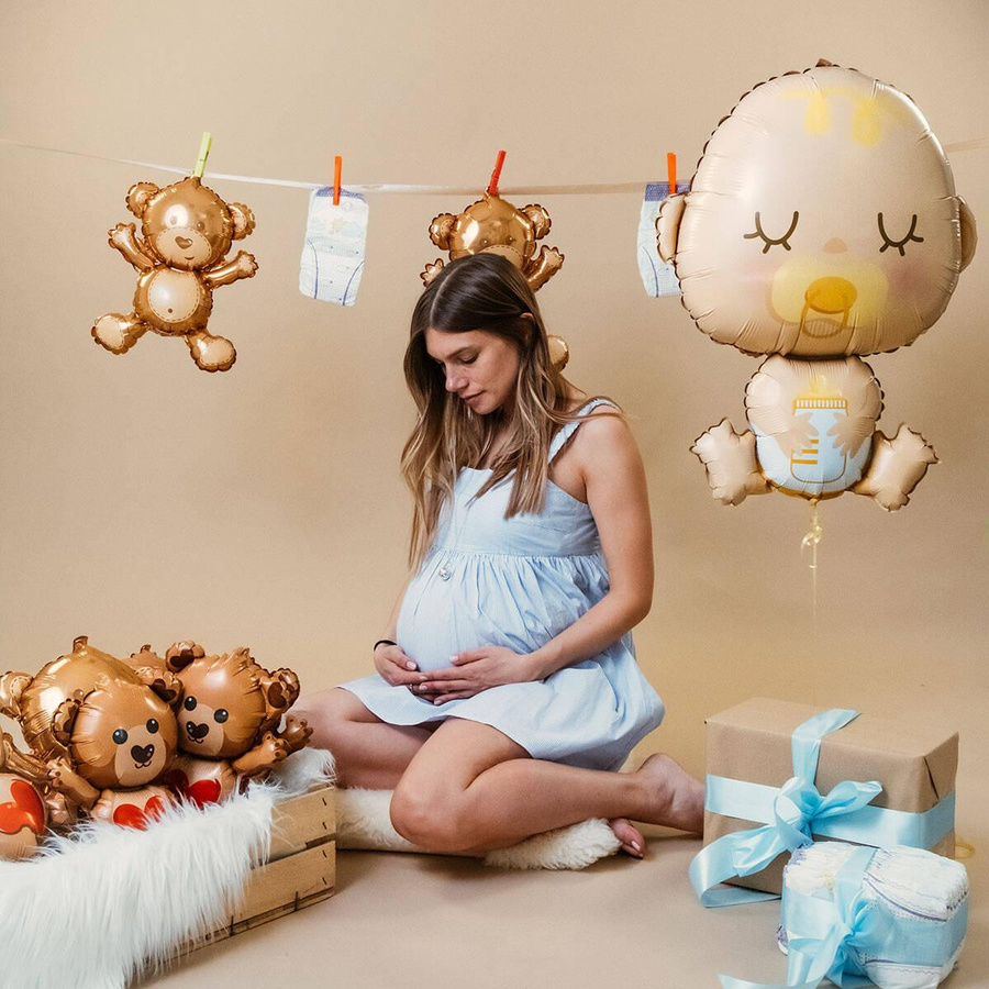 Grabo Folienballon Baby und Kleinkind, Multicolor, Höhe: 79 cm - Bild 2