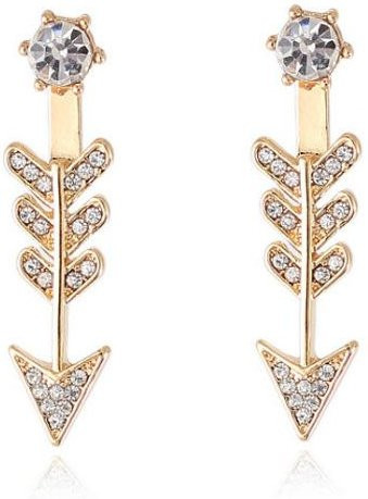 Allbestart Ohrringe, Amor Pfeil, Diamant, Gold, Damen - Bild 1