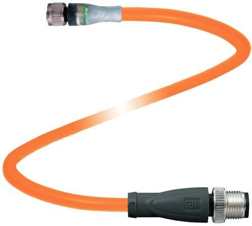 Pepperl+Fuchs 70112322 Sensor-Aktor-Steckverbinder konfektioniert in Orange mit 3 Polen und 2,5 m Kabellänge - Bild 1