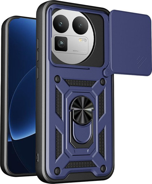 Techsuit CamShield Schutzhülle für Realme GT 8 Pro mit runder Kameraaussparung in Blau - Bild 1