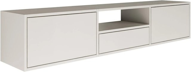 Selsey TV-Hängeboard Framme mit Ablage Weiß, Breite: 150,1 cm, Tiefe: 30,0 cm, Höhe: 30,0 cm - Bild 1