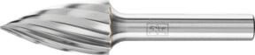 PFERD Hartmetall Frässtift Spitzbogen SPG universal grob, Durchmesser: 16 mm, Länge: 30 mm, Schaft-Durchmesser: 8 mm, Farbe: Silber - Bild 1