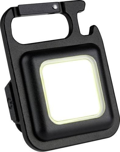 TFA Dostmann COB Mini LED Arbeitsleuchte 350lm, magnetische USB-Schlüsselleuchte in Schwarz - Bild 1