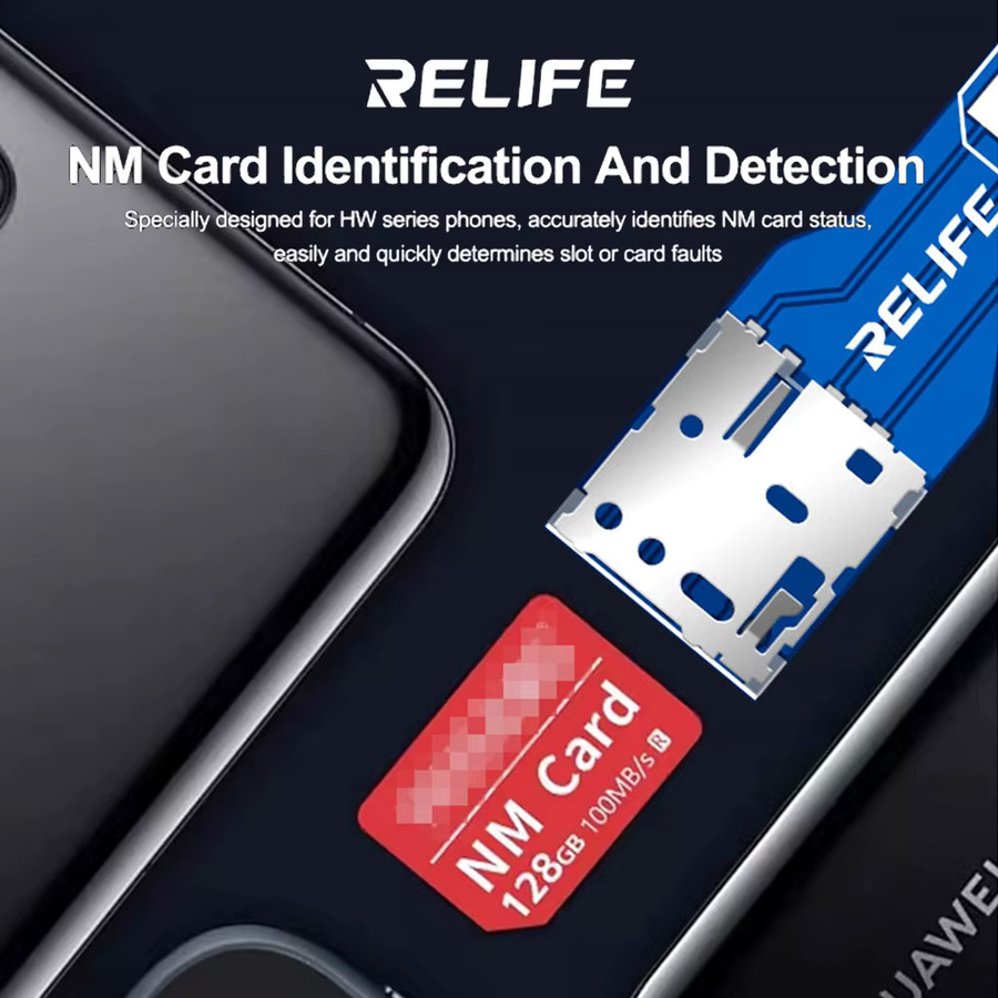 RELIFE XA6 Dual-Karten-Signaltestboard für iP und Android in Blau zur schnellen Lokalisierung von SIM, TF und NM Karten sowie zur Fehlererkennung beim Lesen ohne Demontage - Bild 5