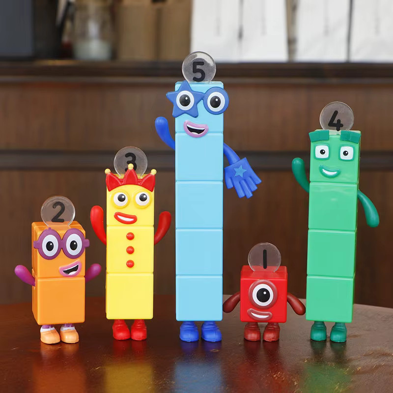 Bandai Zahlenblöcke Actionfiguren-Set, Bausteine, Lernspielzeug - Bild 2