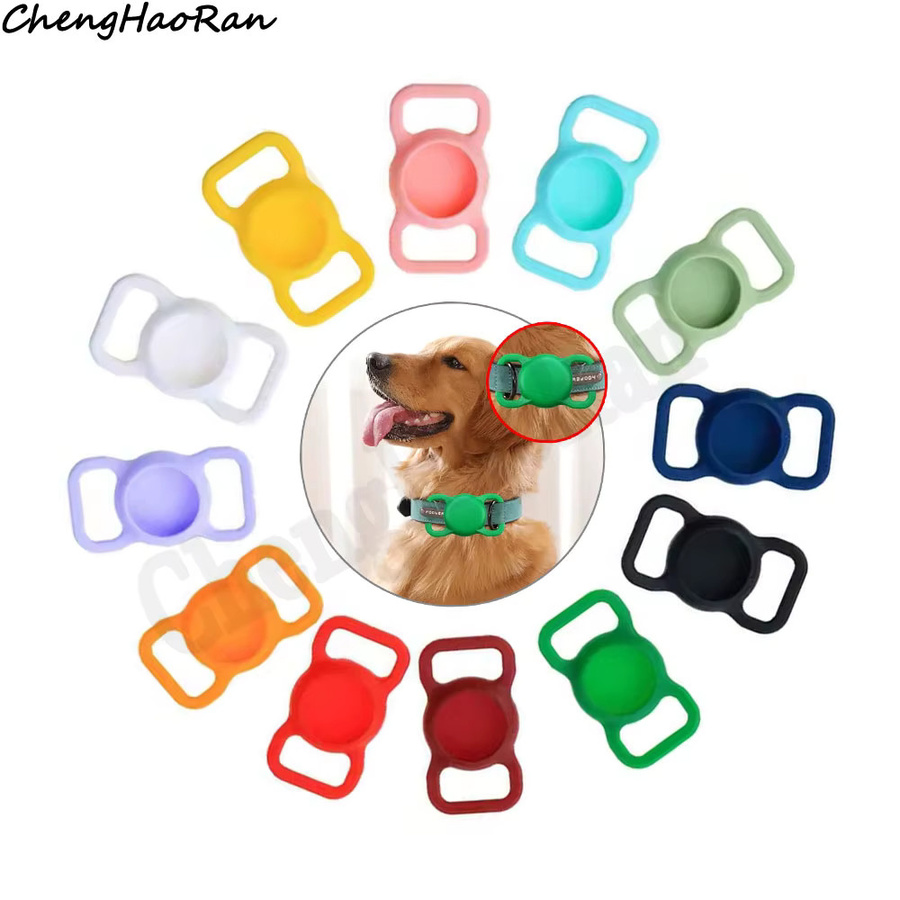 Silikon-Schutzhülle für AirTags in Pink für Haustiere als Anti-Verlust-Tracker-Hülle für Hund und Katze - Bild 2