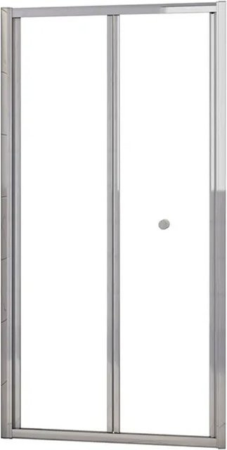 Duschparadies Falttür Duschkabine als Nischentür aus ESG Sicherheitsglas, Farbe: transparent, B: 70 cm, H: 185 cm - Bild 1