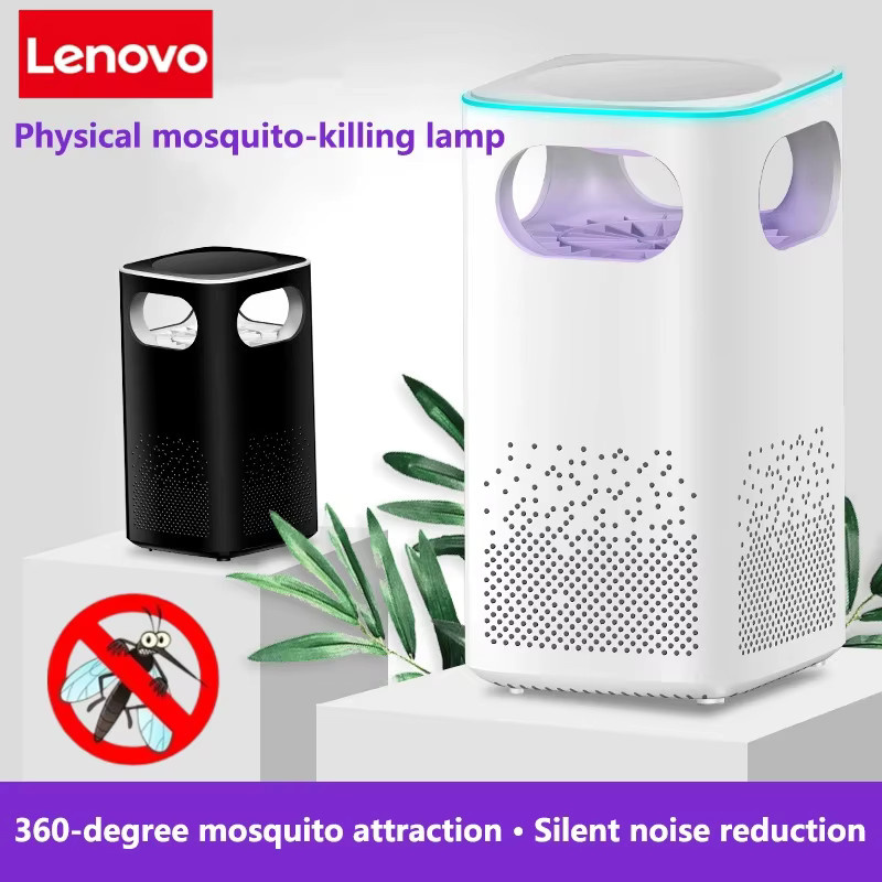 Lenovo Elektrische LED Mückenlampe zur Fliegen- und Mückenabwehr in Weiß - Bild 2