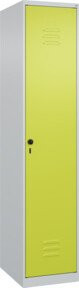 C+P Spind Classic PLUS Spind mit 1 Abteil, Lichtgrau/Clowngrün, H x B x T: 185 x 40 x 50 cm - Bild 1